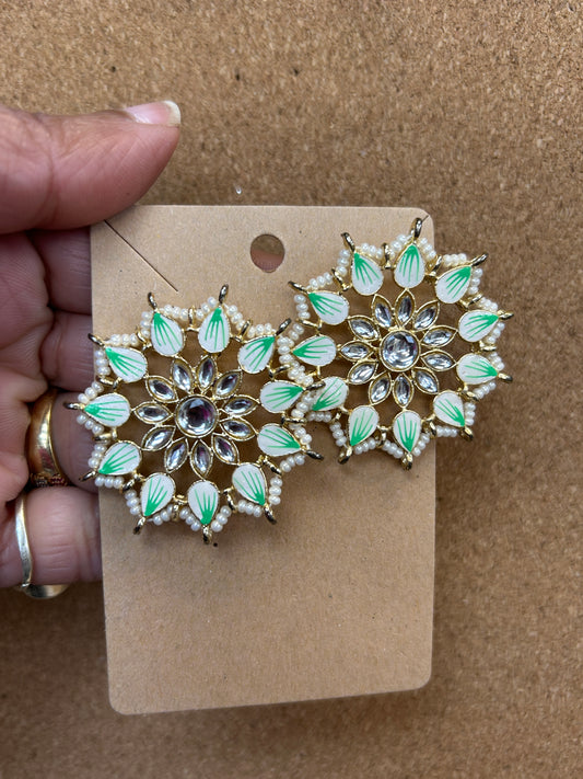 Stud earrings by Kurti Connection USA