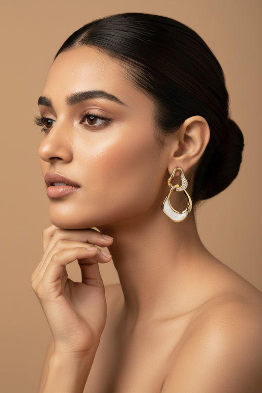 Anti tarnish earrings by Kurti Connection USA