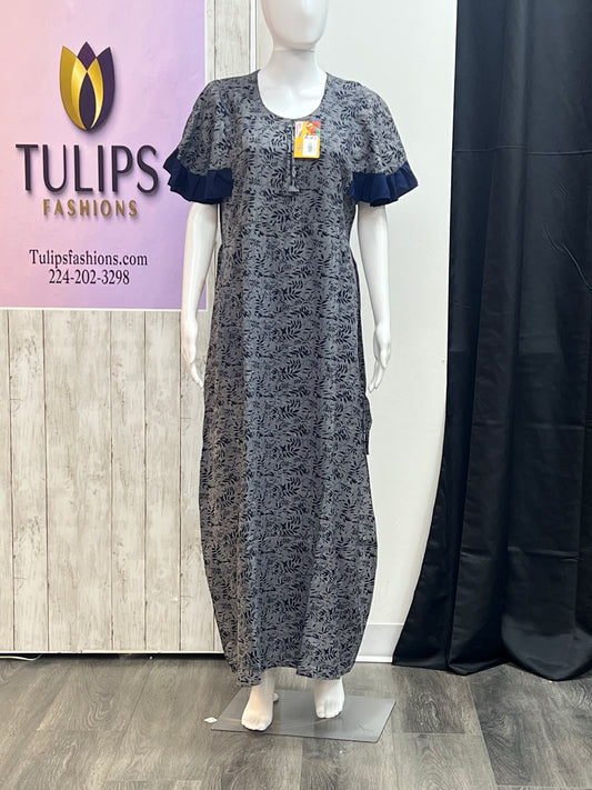 Rayon nighty / Indian night wear by Kurti Connection USA