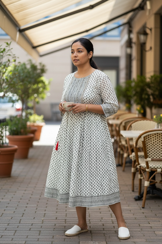 Jaipur cotton Kurti by Kurti Connection USA
