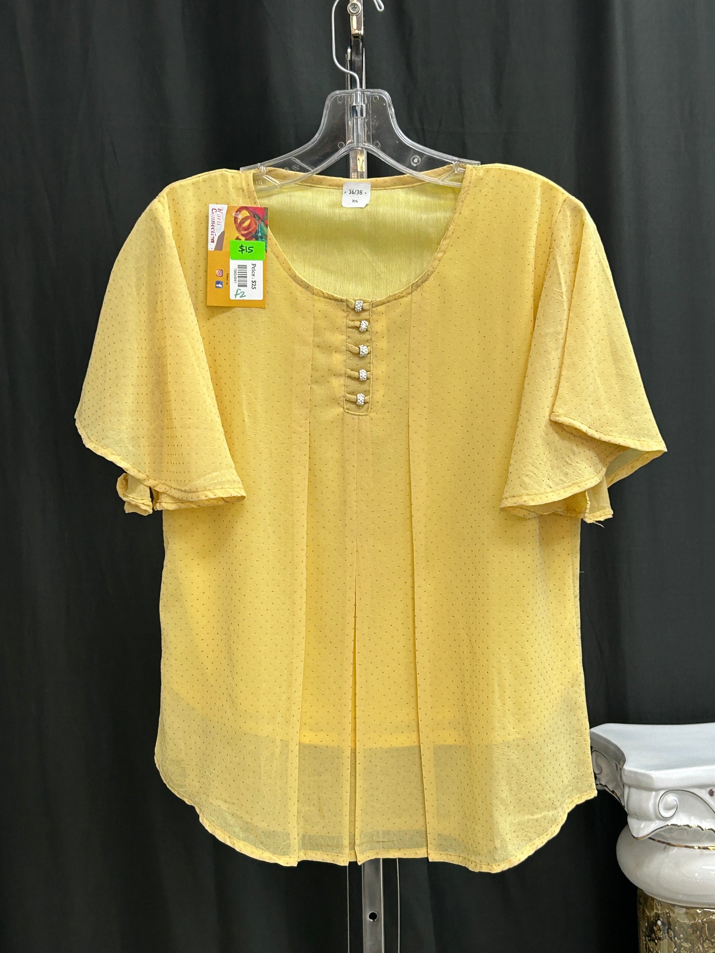Chiffon top : clearance by Kurti Connection USA