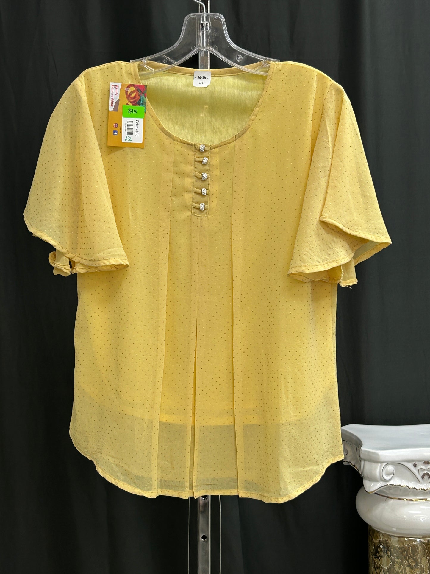 Chiffon top : clearance by Kurti Connection USA