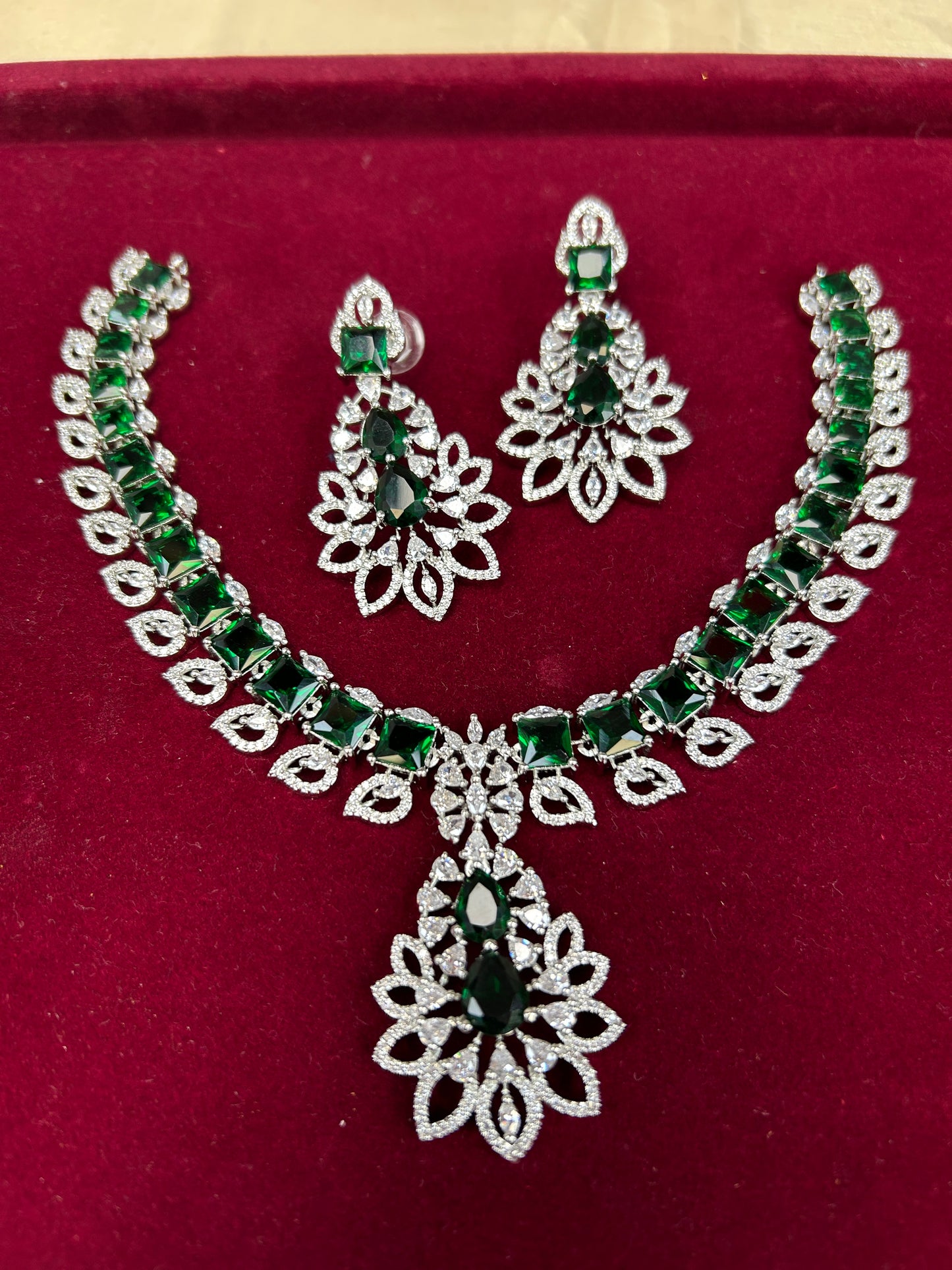 Statement necklace set by Kurti Connection USA