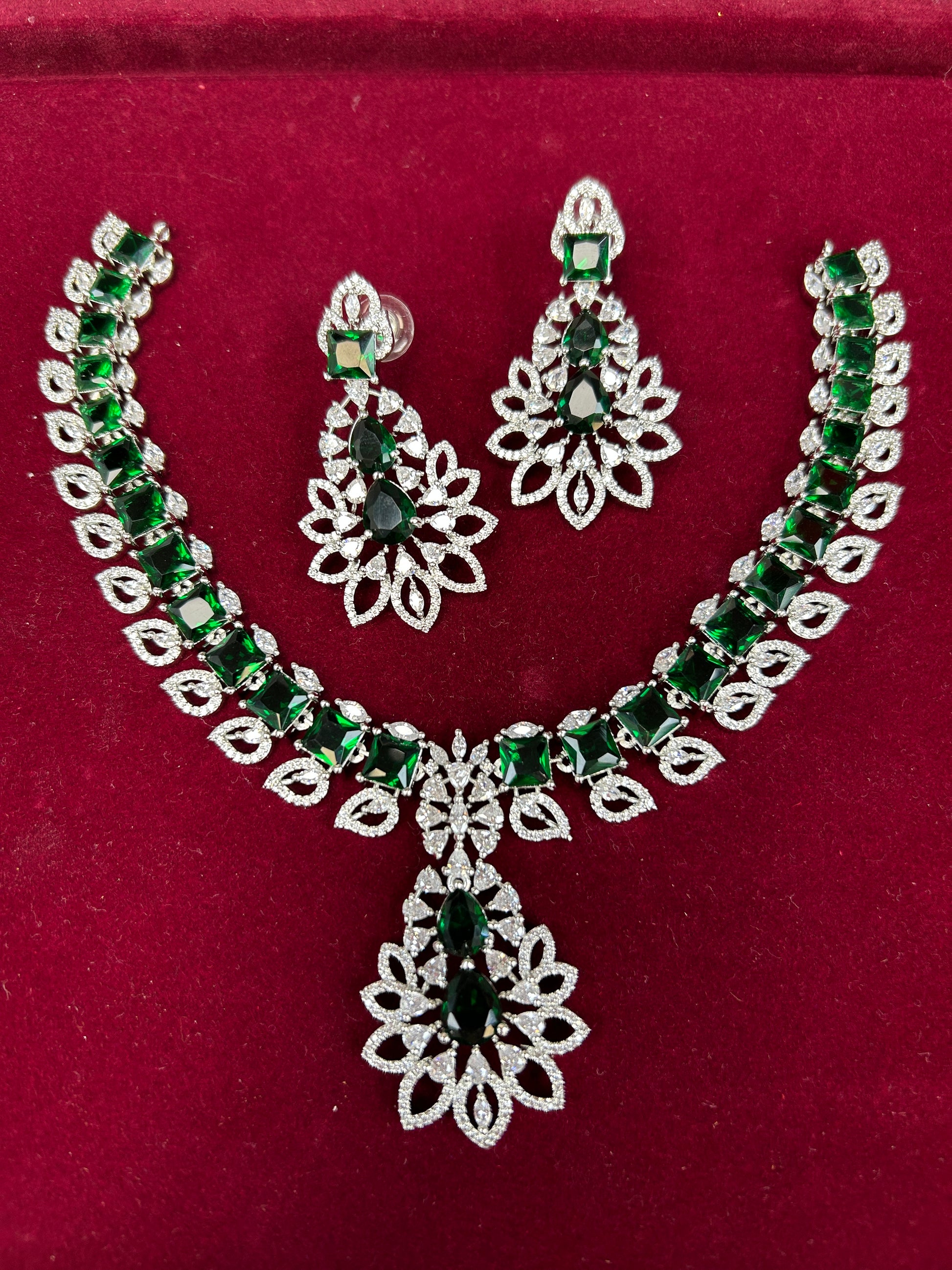 Statement necklace set by Kurti Connection USA