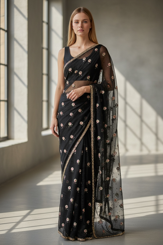 Chiffon saree