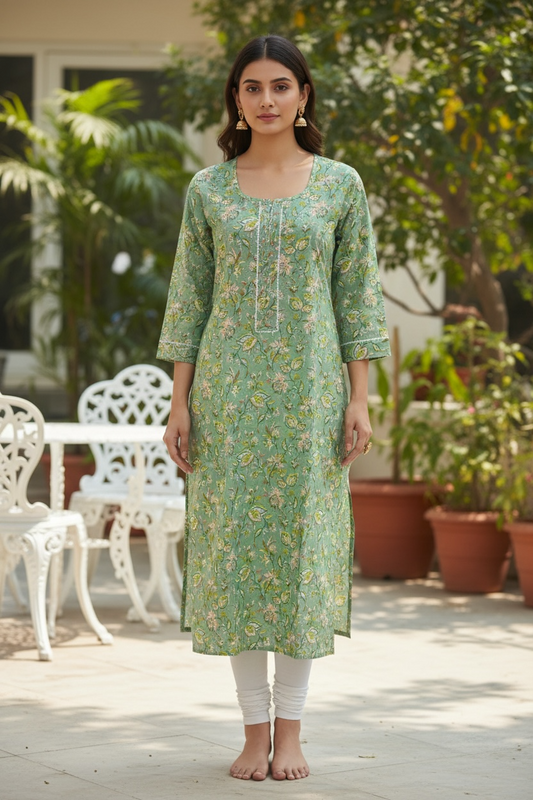 Cotton Kurti | printed cotton Kurti by Kurti Connection USA