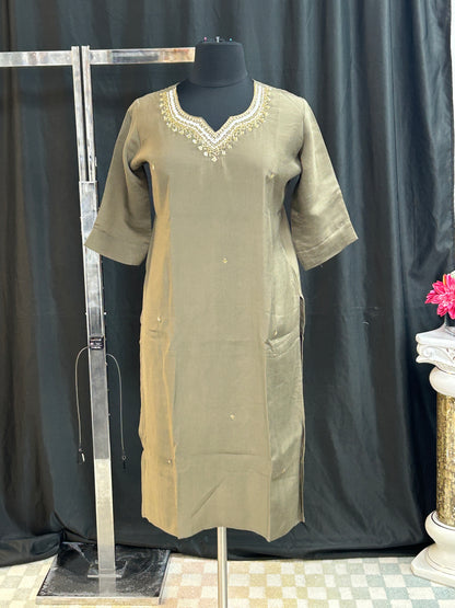 Modal silk kurtis by Kurti Connection USA