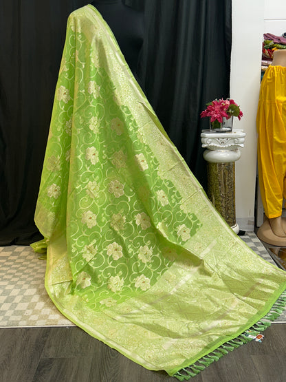 Linen cotton saree by Kurti Connection USA