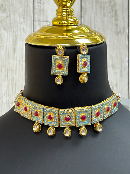 Necklace set by Kurti Connection USA