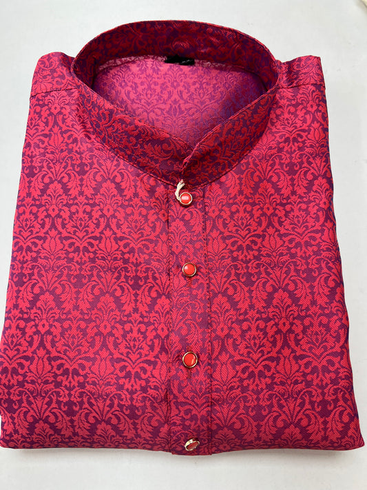Cotton silk Kurta set