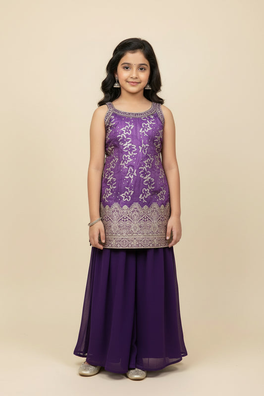 Kids : Girls sharara set by Kurti Connection USA