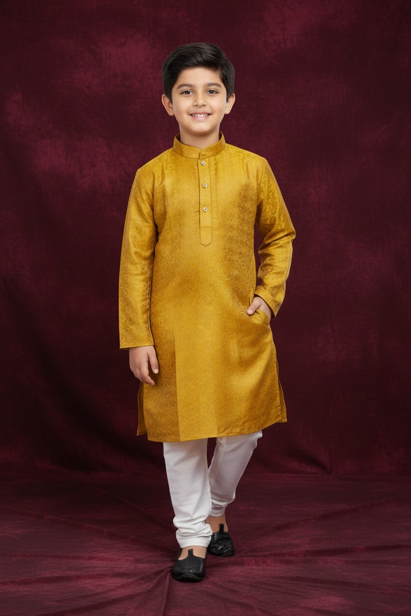Silk kurta pant set by Kurti Connection USA