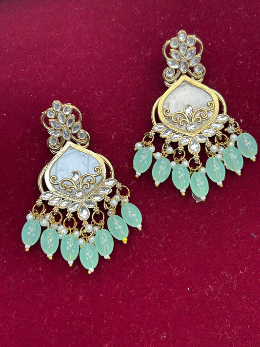 MOP earrings by Kurti Connection USA