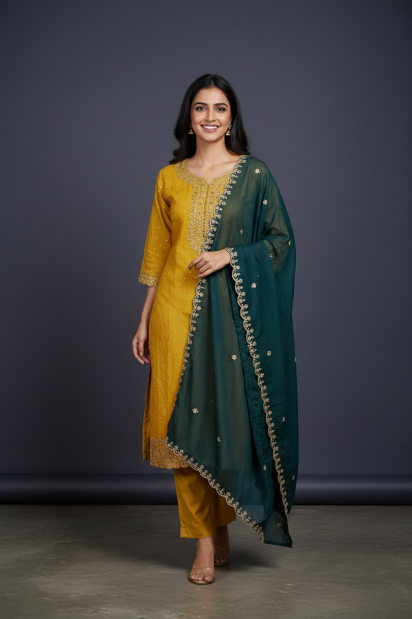 Plus size Kurti pant set