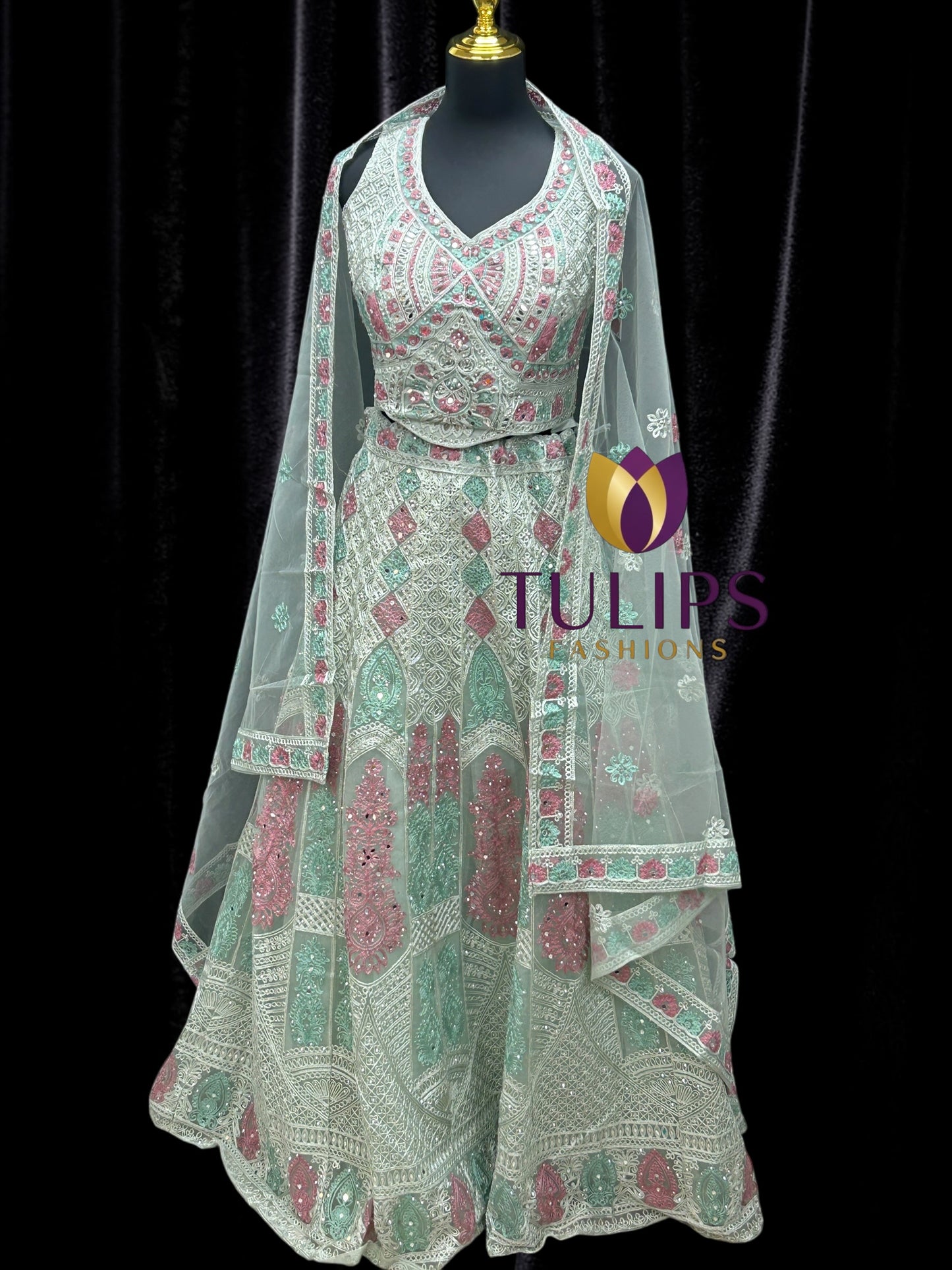 Lehenga Choli set by Kurti Connection USA