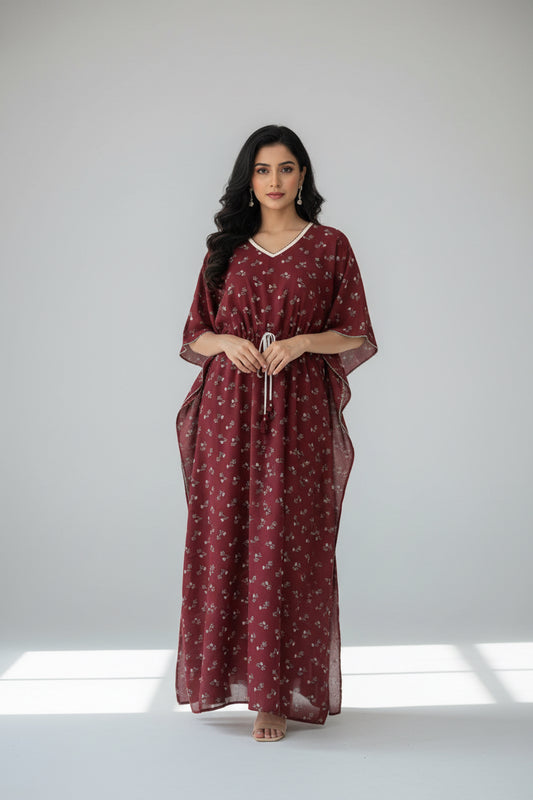 Kaftan nighty | Indian night gown by Kurti Connection USA