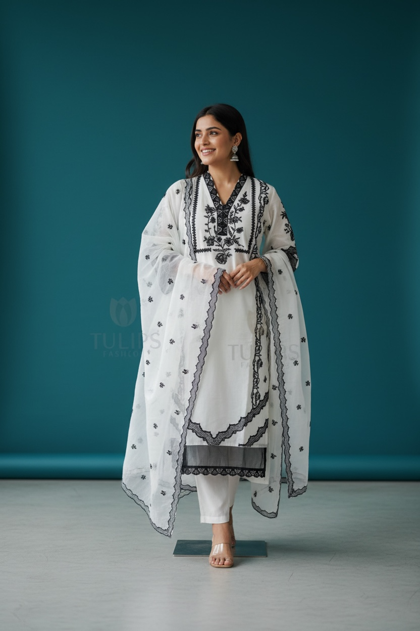 Tissue silk Kurti set