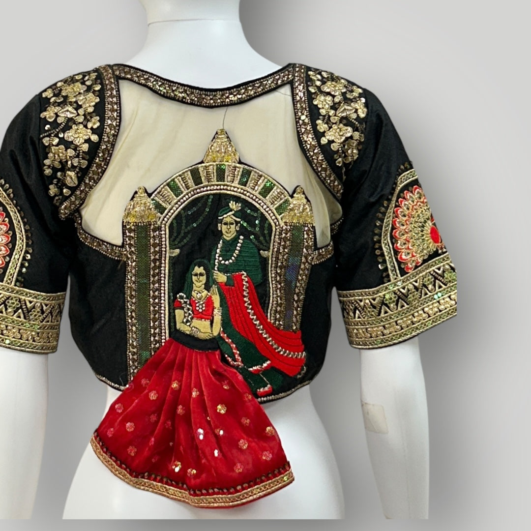Dulha- Dulhan : Designer blouse - Kurti Connection USA