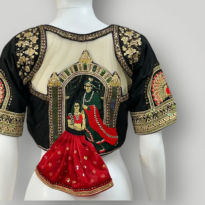 Dulha- Dulhan : Designer blouse - Kurti Connection USA