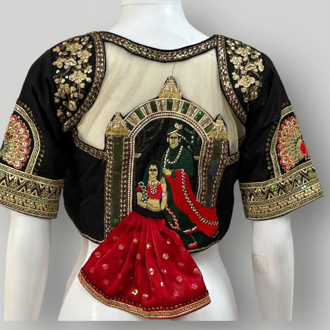 Dulha- Dulhan : Designer blouse - Kurti Connection USA