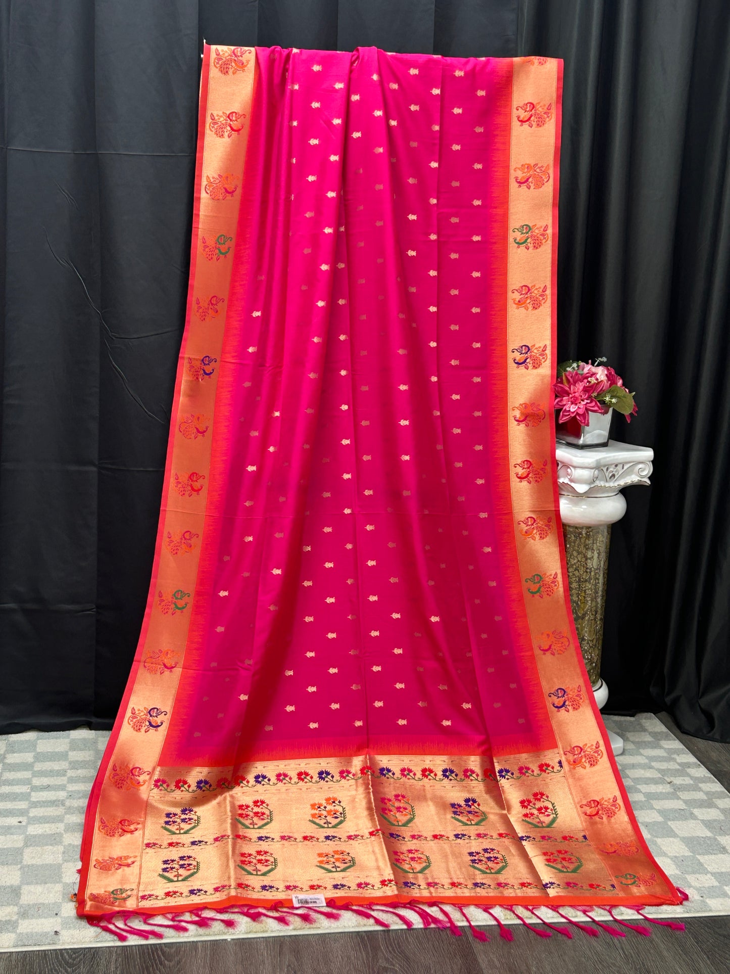 Pure silk saree - Kurti Connection USA