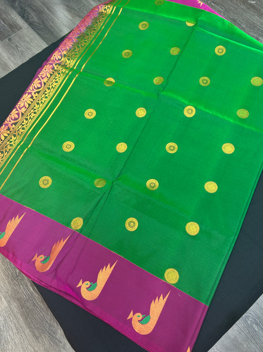 Gadhwal silk saree