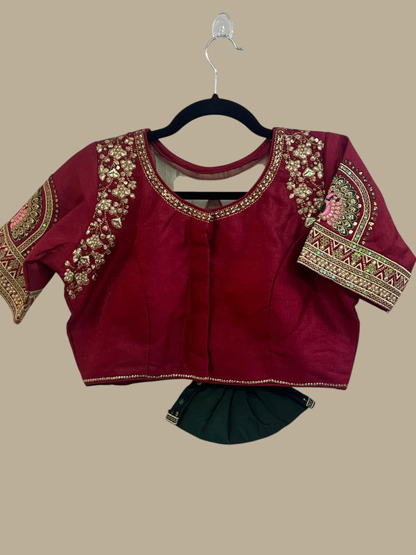 Maroon Blouse