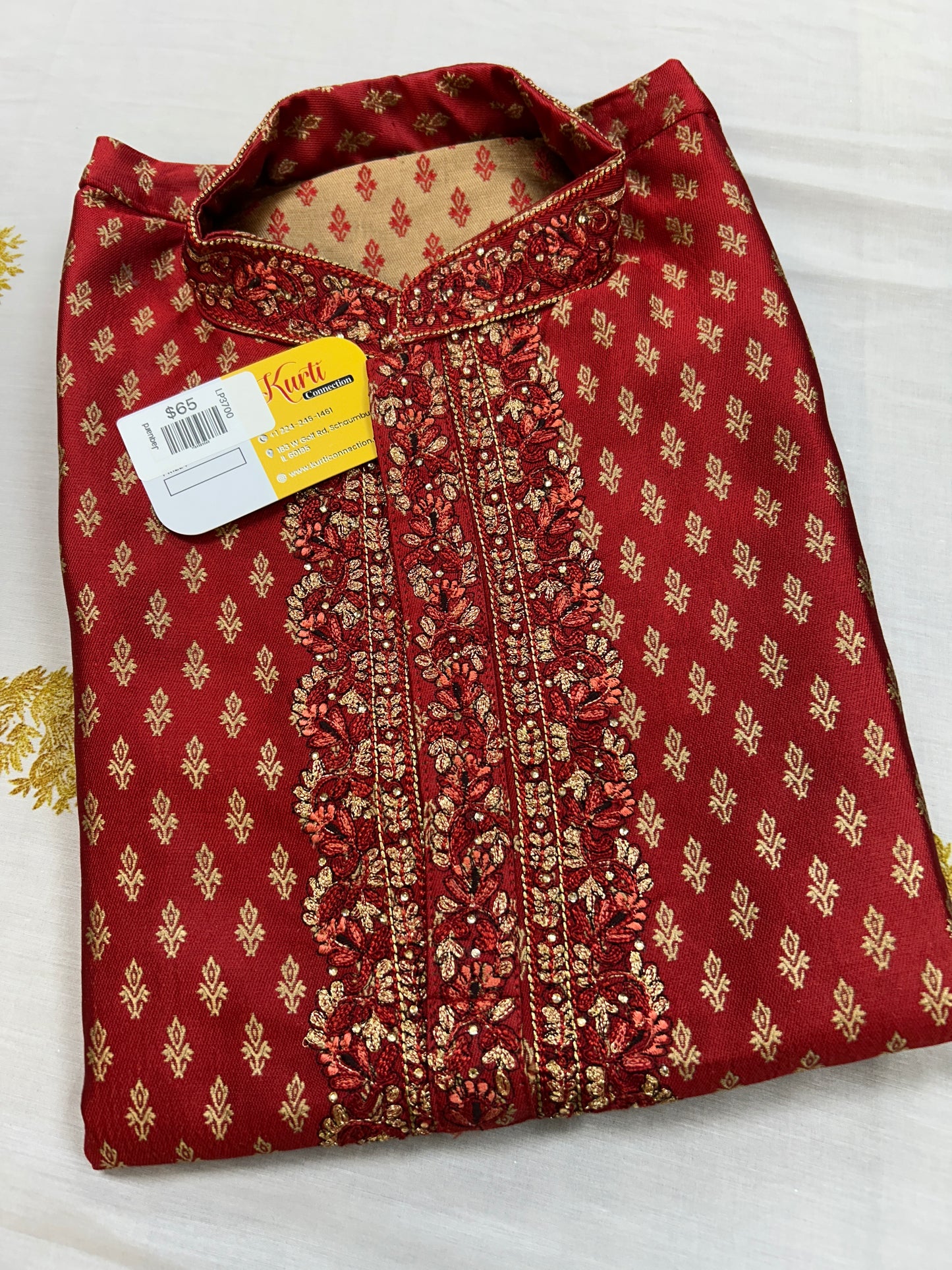 Silk Short Kurta - Kurti Connection USA