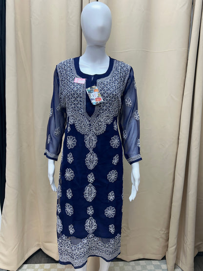 Georgette Chinkari Kurti