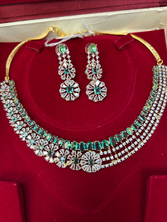 CZ necklace set