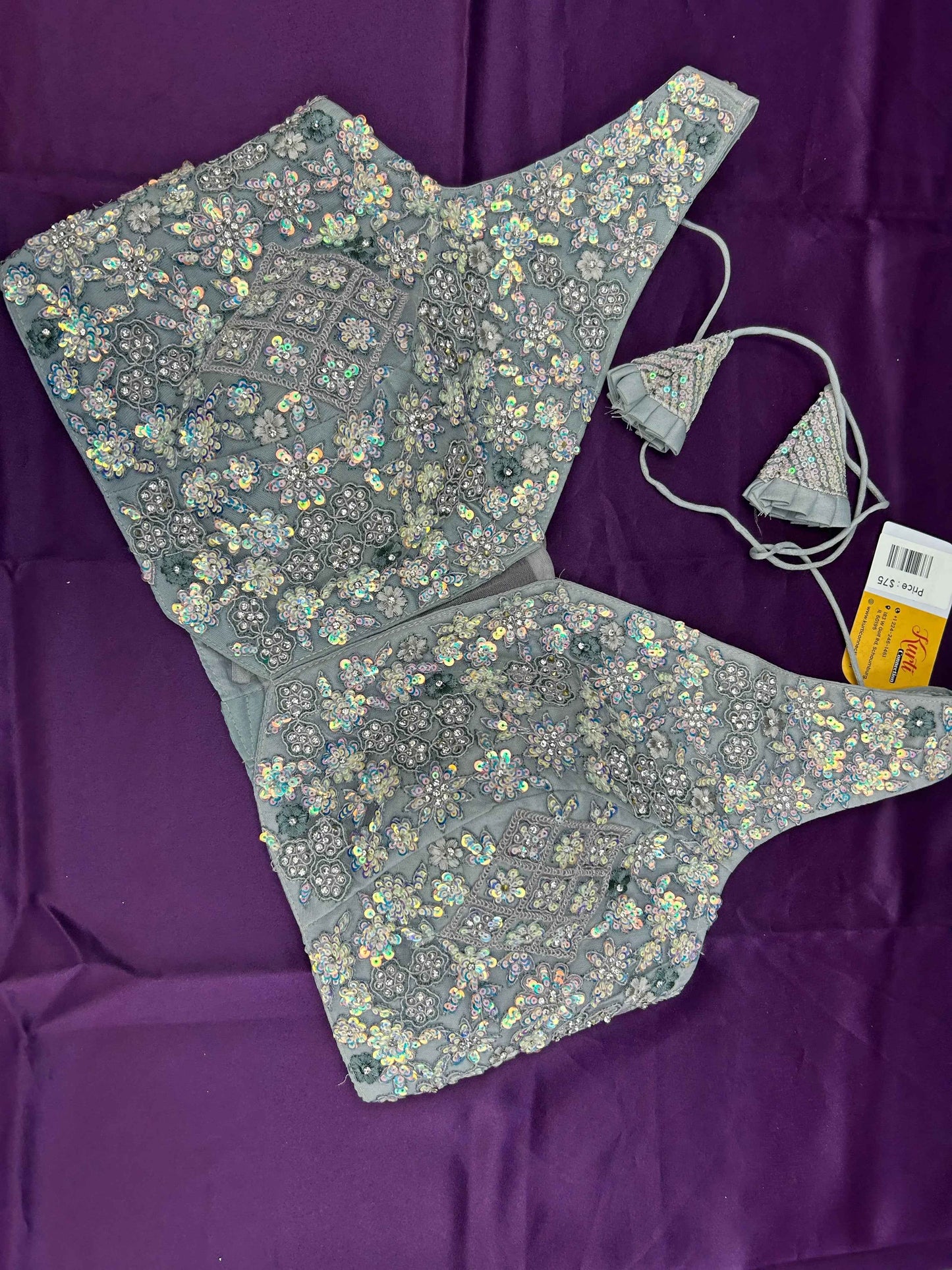 Heavy sequin work blouses