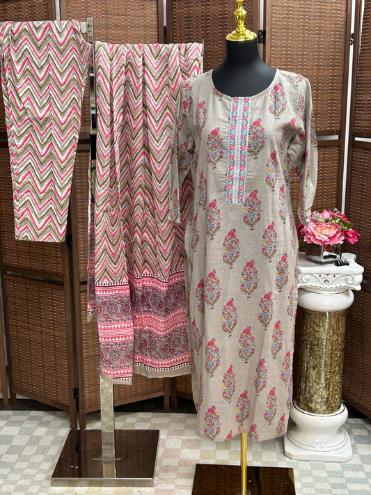 Cotton salwar suit