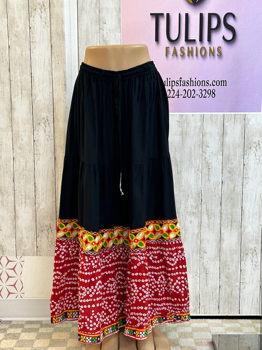 Bandhani cotton skirt