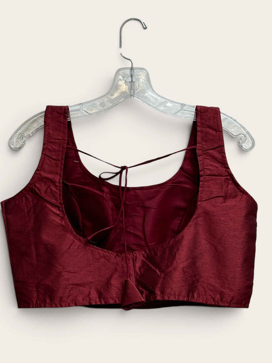 Raw silk blouse