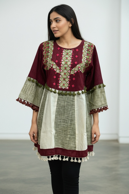 Cotton short kurti top
