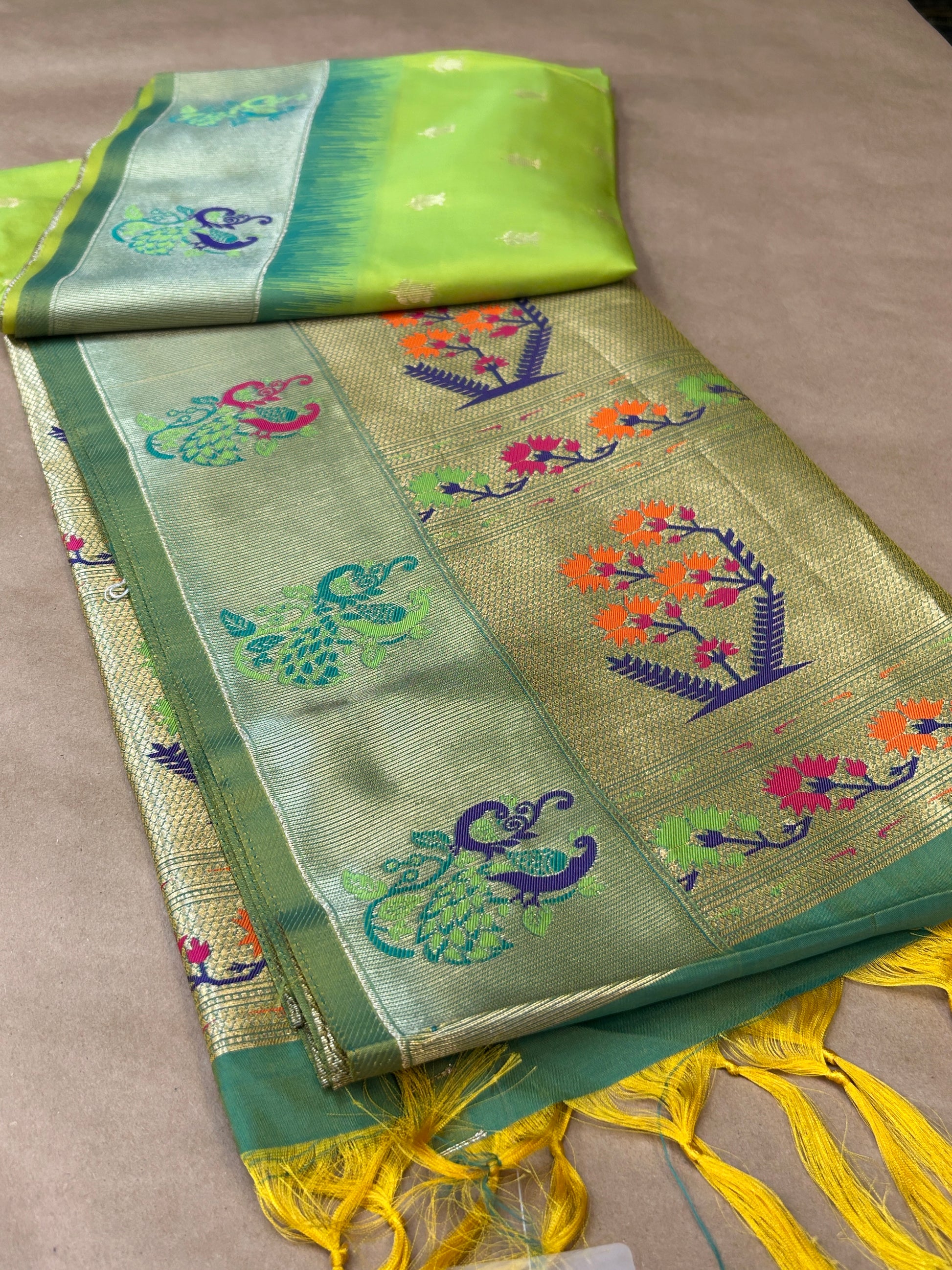 Pure silk saree - Kurti Connection USA