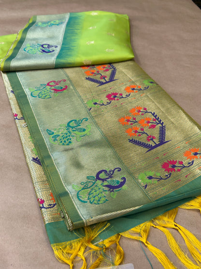 Pure silk saree - Kurti Connection USA