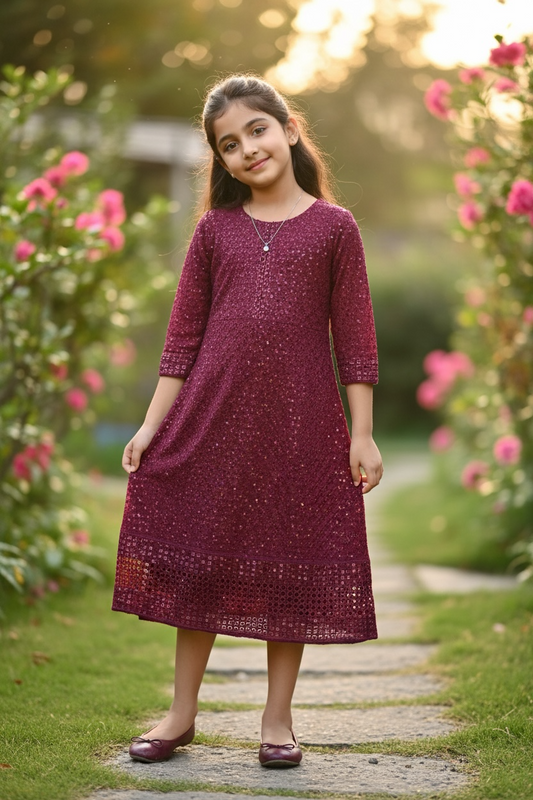 Anarkali Kurti for girls
