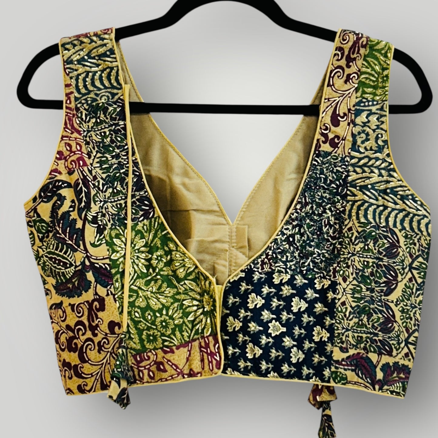 Printed cotton blouse - Kurti Connection USA