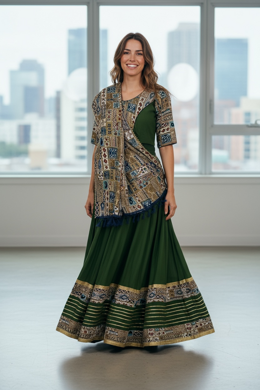 Cotton chaniya choli set - Kurti Connection USA