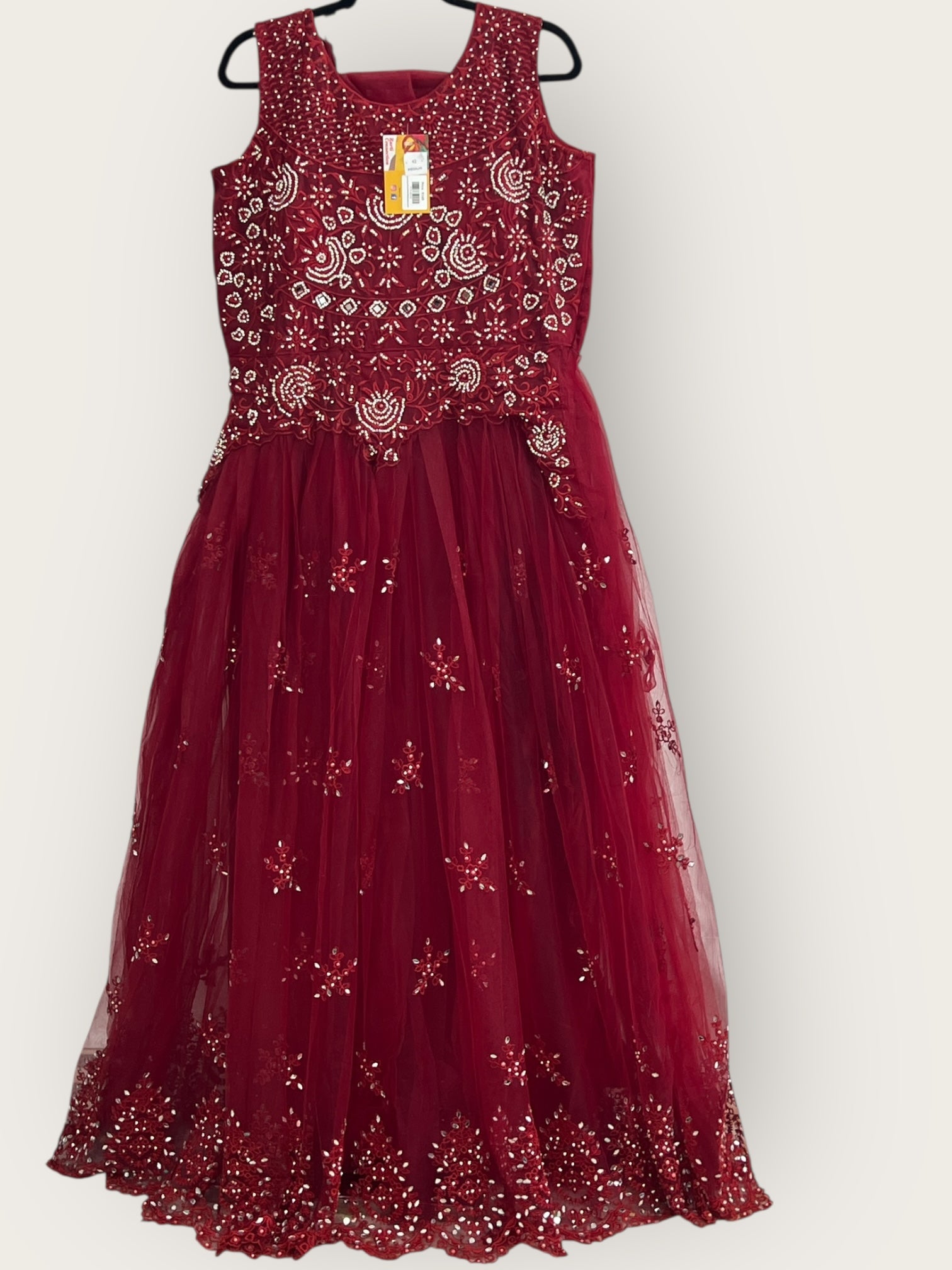Net party wear dress - Kurti Connection USA