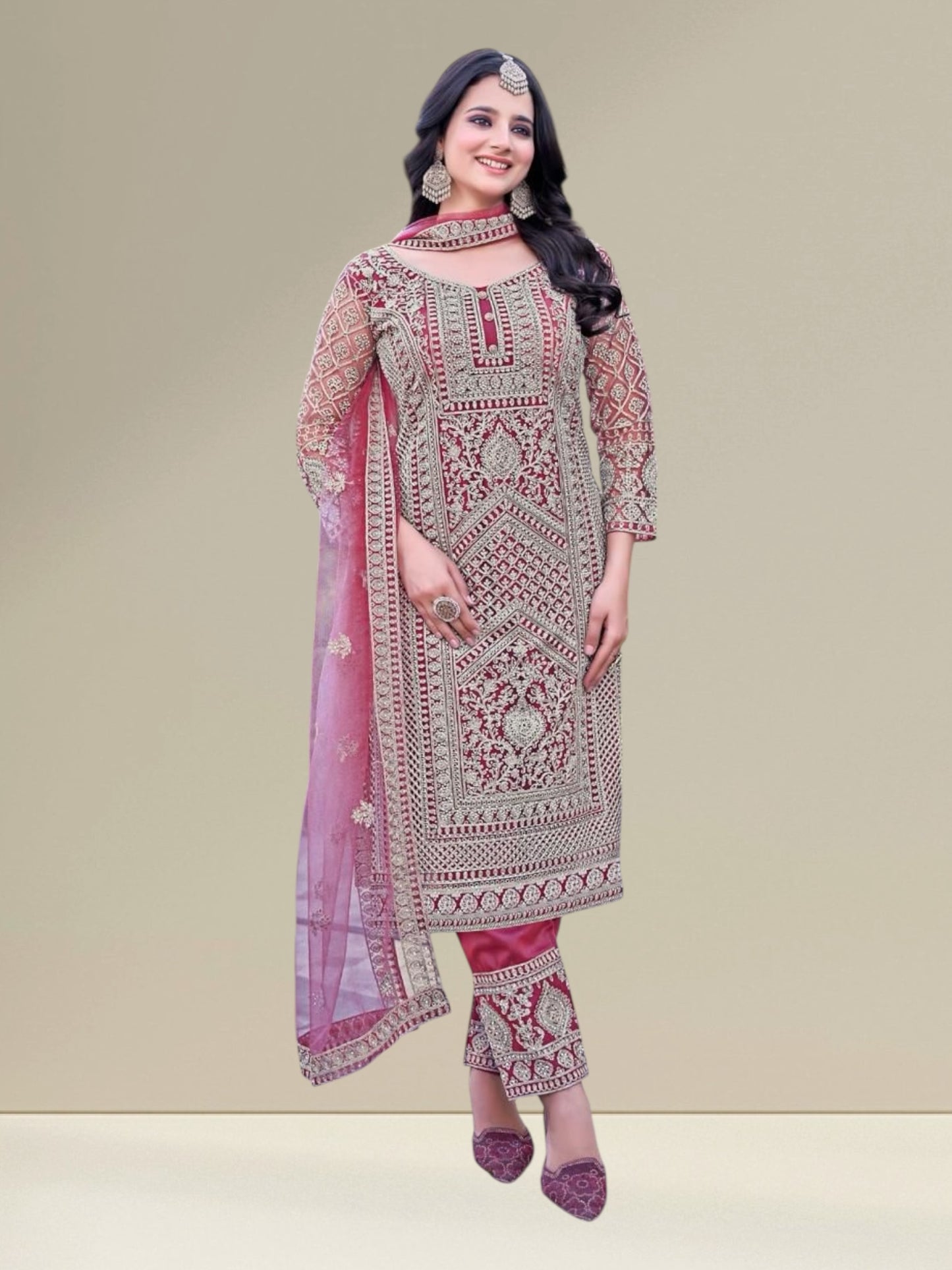 Heavy party wear salwar set - Kurti Connection USA