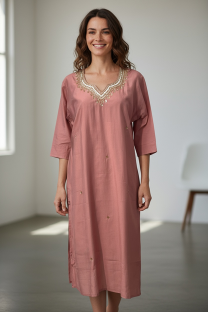 Modal silk kurtis by Kurti Connection USA