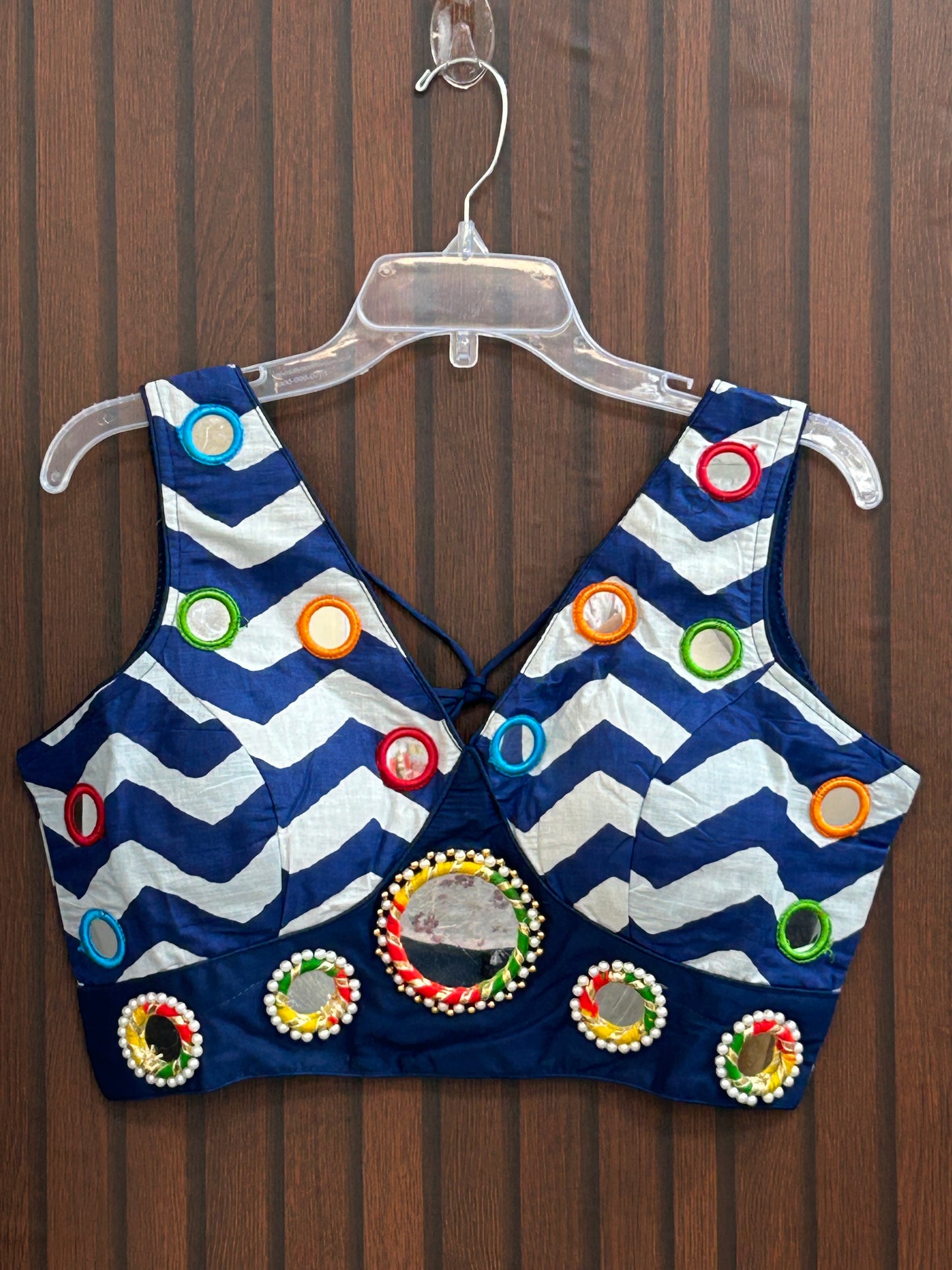 Mirror work blouse - Kurti Connection USA