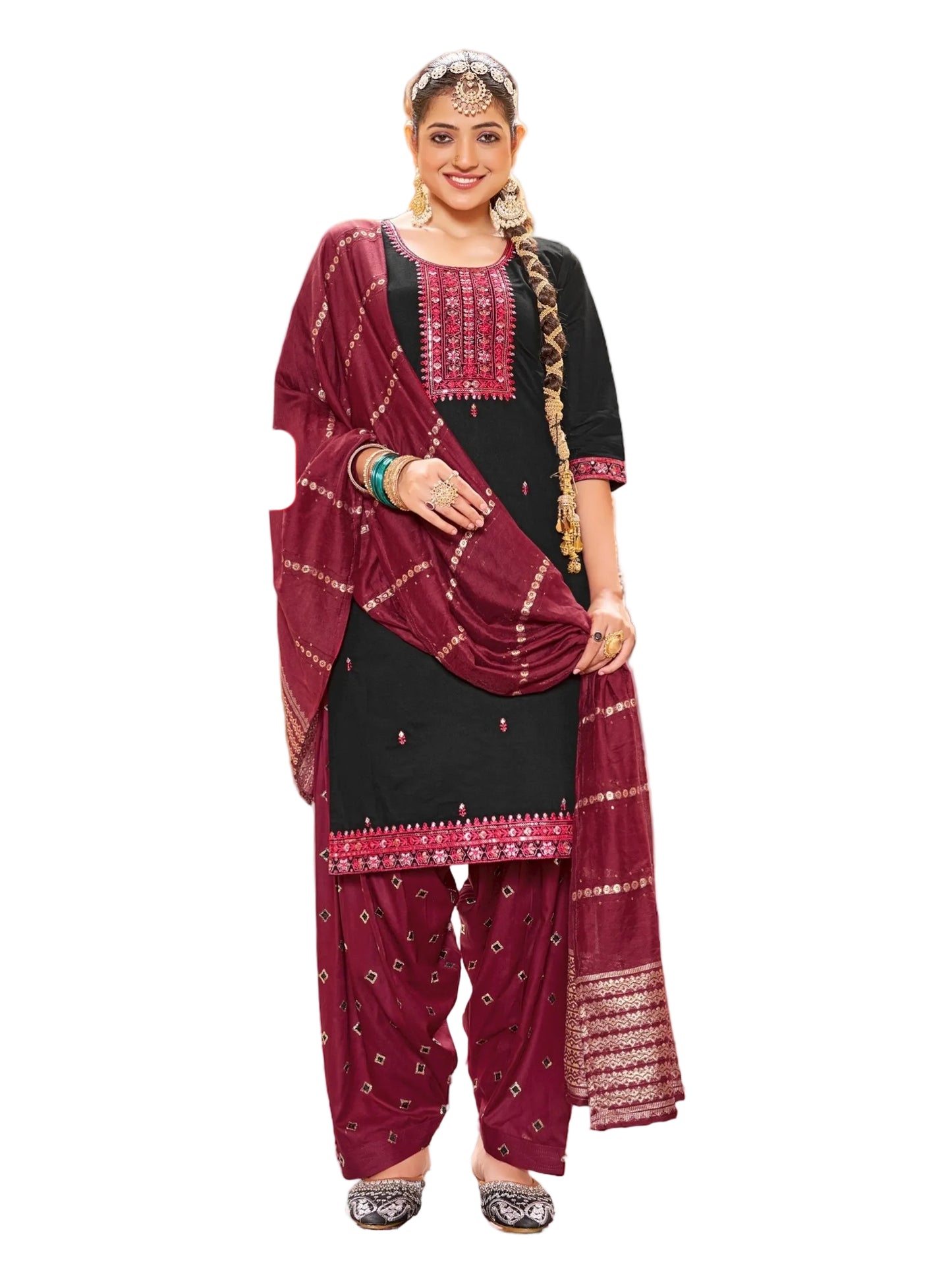 Queen : rayon patiala suit by Kurti Connection USA