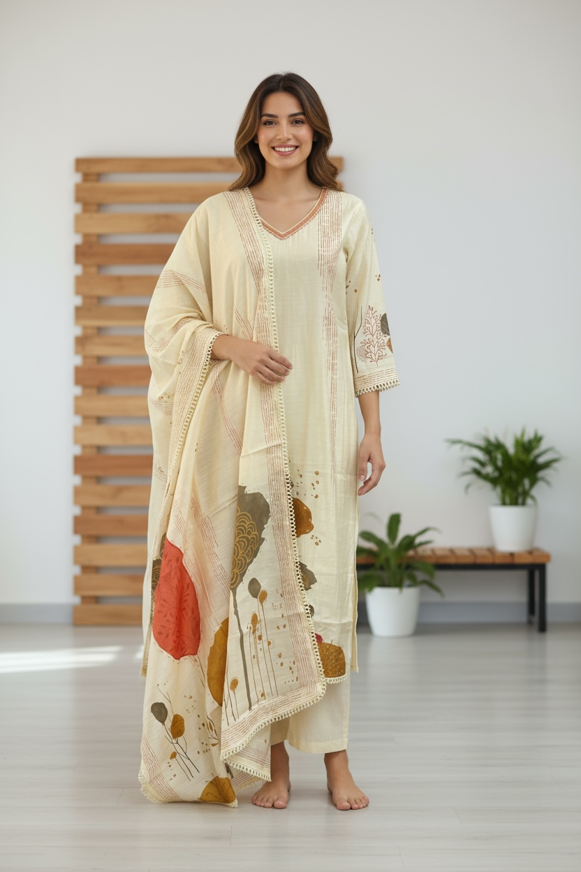Modal silk salwar set by Kurti Connection USA