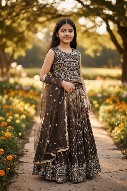 Chaniya choli set for girls by Kurti Connection USA