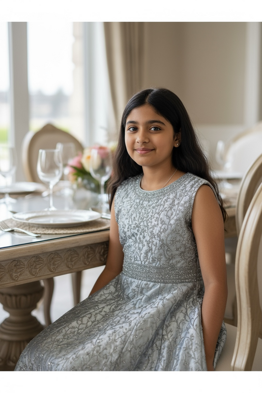 Party wear long dress for girls by Kurti Connection USA