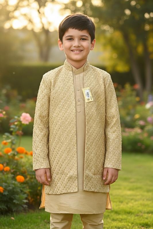 Sherwani set for kids : boys by Kurti Connection USA