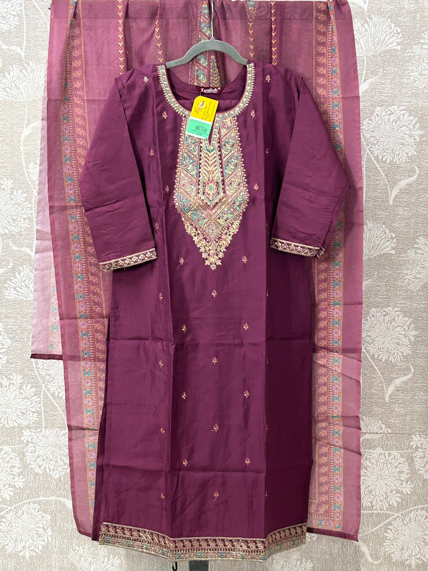 Modal silk Kurti set - Kurti Connection USA